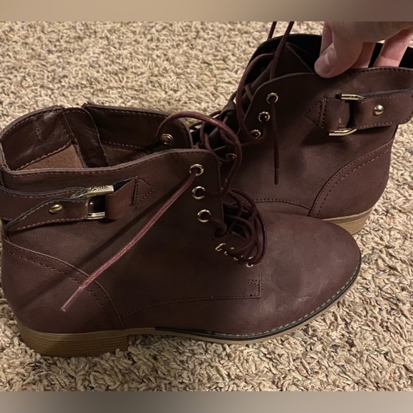 XAPPEAL women’s Burgundy zip up boots, 10M - Picture 1 of 2